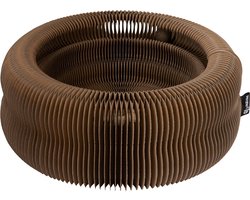 District 70 Maze - Kartonnen kattenspeelgoed - Ø50x18 cm Bruin