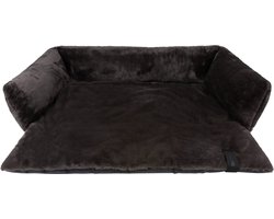 District 70 NUZZLE - Zachte Mand Voor Op De Bank - Small: 65 x 75 cm - Donker Grijs