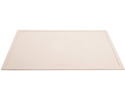 District 70 Placemat Siliconen 50x35 cm - Hondenvoerbak - Beige
