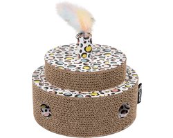 DISTRICT70 - Kattenspeelgoed - FIESTA - karton - meerkleurig