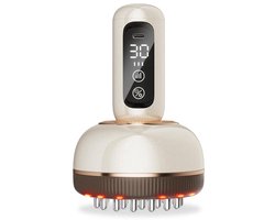Dit handige massageapparaat met rood licht, verwarming en vibratie, kan worden gebruikt op de buik, benen en armen om de huid te verstevigen en lichaam en geest te ontspannen tijdens een massage.