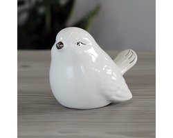Dit schattige vogeltje staat graag bij u in huis of in de serre / tuinkamer. Deze vogel valt direct op vanwege zijn lieve blik. De details gecombineerd met de mooie gladde afwerking maken dit vogeltje compleet. Voor uzelf of Bestel Een Kado.