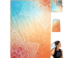 Diveblues® Strandlaken - Extra groot - UltraSoft - XXL 145 x 200 cm - Extra groot formaat Microvezel Handdoek - Badlaken - Strandhanddoek - Groot Strandkleed