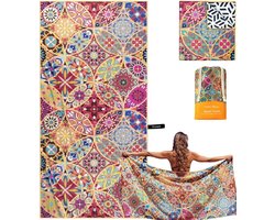 Diveblues® Strandlaken - Sneldrogende Handdoek - 178 x 80 cm - UltraSoft Microvezel - Zandvrij - Reishanddoek - Compact & Lichtgewicht