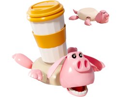 Diverse 3D onderzetters met dierenmotieven voor waterbekers, bureauaccessoires en ontspanning