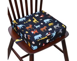 DIVERZA Stoelverhoger – Zitkussen Tafel – Verhoogkussen – 9 cm hoog – Stoelverhoger voor kinderen – Zitverhoger – Stoelverhoger eettafel – Peuter