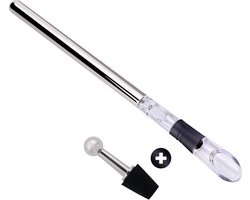 DIVERZA Wijnkoeler Stick – Wijn Koeler Staaf – Wijn Fles Koeler – Wijnschenker – Wijnstopper – Wijn Koelstaaf – Kerstcadeau