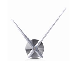 DIY Wandklok Grootformaat – Moderne Quartz Klok met Stille Uurwerk en Metalen Wijzers – Creatieve Muurdecoratie & Geschenk
