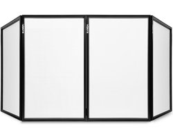DJ Booth - Vonyx DB2 DJ scherm inclusief tas - Set met 4 panelen van 120 x 70cm met tas - Wit