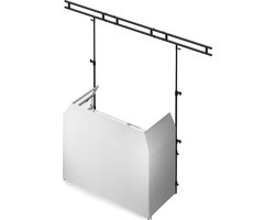 DJ meubel - Vonyx DB3 opvouwbaar DJ meubel - mobiele DJ booth - met lichtbrug (2,5 mtr)