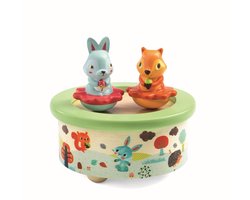 DJECO Friends melody - Brahms' wiegenlied, afmetingen 15,5 x 15,5 x 11,5 cm, leeftijd + 1 jaar