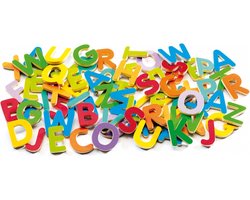 Djeco houten magneten 83 small letters