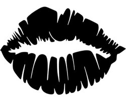 Djemzy - Lippen- wanddecoratie woonkamer - wanddecoratie slaapkamer - wandversiering - muurversiering - wandpaneel - wall art - hout - zwart - mond - lip decoratie - grappig - liefde - MDF 6 mm