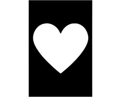 Djemzy - raamdecoratie woonkamer/slaapkamer - raamscherm - raamluik - vensterbank decoratie - hout - zwart - liefde - love - Raampaneel uitgesneden hartje - raamdecoratie op voet - ornament op voet voor binnen - ornament vensterbank - MDF 6 mm