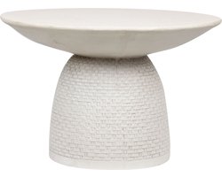 DKNC - Bijzettafel Avery - Magnesium - 58x58x38cm - Wit