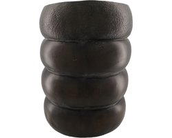 DKNC - Bijzettafel Jakarta - Magnesium - 38x38x48 cm - Bruin