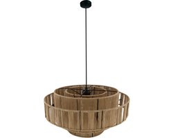 DKNC - Hanglamp Droom - jute - 50x50x26cm - Bruin