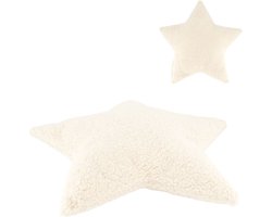 DKNC Sierkussen teddy off white 58cm