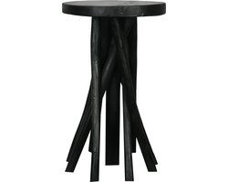 DKNC - Tafel Massah - Teakhout - 28x28x48cm - Zwart