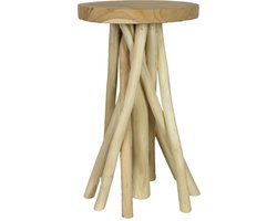 DKNC - Tafel teak hout - 28x48cm - Creme