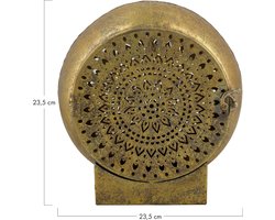 DKNC - Tafellamp metaal - 23.5x11x23.5cm - Goud