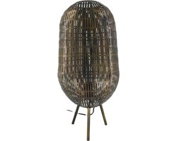 DKNC - Tafellamp Pisa - Metaal - 24x24x57cm - Zwart