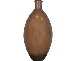 DKNC - Vaas Oxford - Gerecycled glas - 29x29x59cm - Bruin
