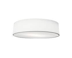 D'Lite Lunelle Plafondlamp 50cm Textiel Wit | Geschikt voor 1x E27.
