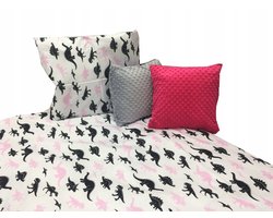 D'Lux Katoenen Dekbedovertrek Set 160x200cm - Nederlands Product