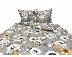 D'Lux Katoenen Dekbedovertrek Set 160x200cm - Nederlands Product