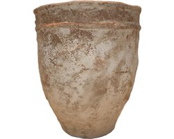 D&M Deco Bloempot Terracotta Bruin D 40 cm H 47 cm Opening 34 cm