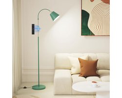 DnA® Booglamp - Vloerlamp - Lampenkap - Booglampen Dimbaar - Booglampen Staand Vloerlamp - Groen - 33cm x 29cm x 18cm