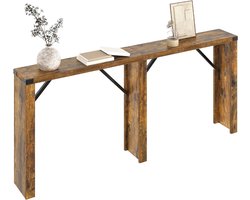 DnA® Haltafel Met Lades - Haltafel - Console Tafel - Vintagebraun - ‎22cm x 160cm x 75cm