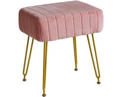 DnA® Kaptafel Stoel - Stoel - Kruk - Roze - 40cm x 30cm x 46cm