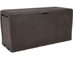 DnA® Keter Opbergbox - Keter Tuinkast - Keter Opbergkast - Bruin - 117cm x 45cm x 57cm