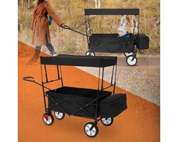 DnA® Transportwagen - Steekwagen - Meubelroller - Zwart - 170cm x 53cm x 104cm