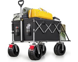 DnA® Transportwagen - Steekwagen - Meubelroller - Zwart/Goud - 125cm x 55cm x 55cm