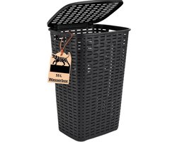 DnA® Wasmand Curver - Wasmand -Heupwasmand - Antraciet - 45cm x 34cm x 59cm