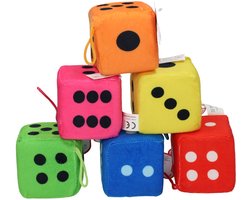 Dobbelsteen Pluche, 7cm