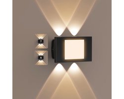 Doe-het-zelf Wandlamp voor Huisnummer - IP66 LED Verlichting voor Binnen en Buiten - 8W Warm Wit Licht