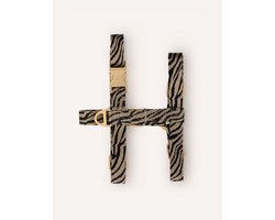 Dogguo Zebra Harness - Hondentuig - Beige Zwart Xs