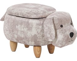 DOGGY - Hocker - Beige - Fluweel