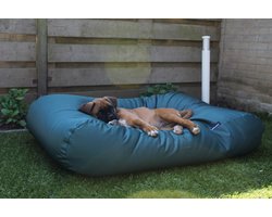 Dog's Companion Hondenkussen / Hondenbed - L - 115 x 85 cm - Groen Water- en Vuilafstotende Coating - Waterafstotend