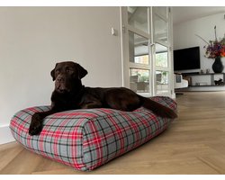 Dog's Companion Hondenkussen / Hondenbed - L - 115 x 85 cm - Scottish Grey