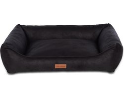 Dog's Lifestyle hondenmand Lederlook Deluxe Antraciet L 100cm - Ook in L & XL - Taupe & Bruin