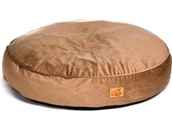 Dogs&Co® Hondenmand Velvet Taupe 75x75cm - Ligkussen voor dieren - Hondenkussen