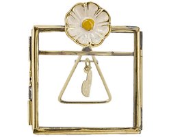 Doing Goods Fotolijstje - Posy Daisy Frame Mini - Messing/Glas