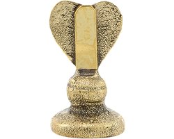 Doing Goods Holly Heart Card Holder - Gold Matt