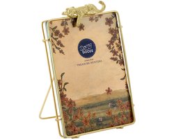 Doing Goods Jenna Leopard Frame Large - Gold Matt