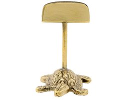 Doing Goods Kaarthouder - Turtle - Messing